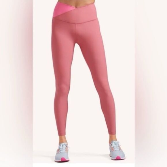 Peloton Cadent Cross Over Front High Rise Athletic Leggings - Picture 1 of 9